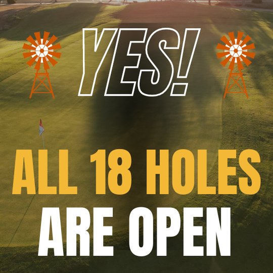 PR Opening all 18 holes now open