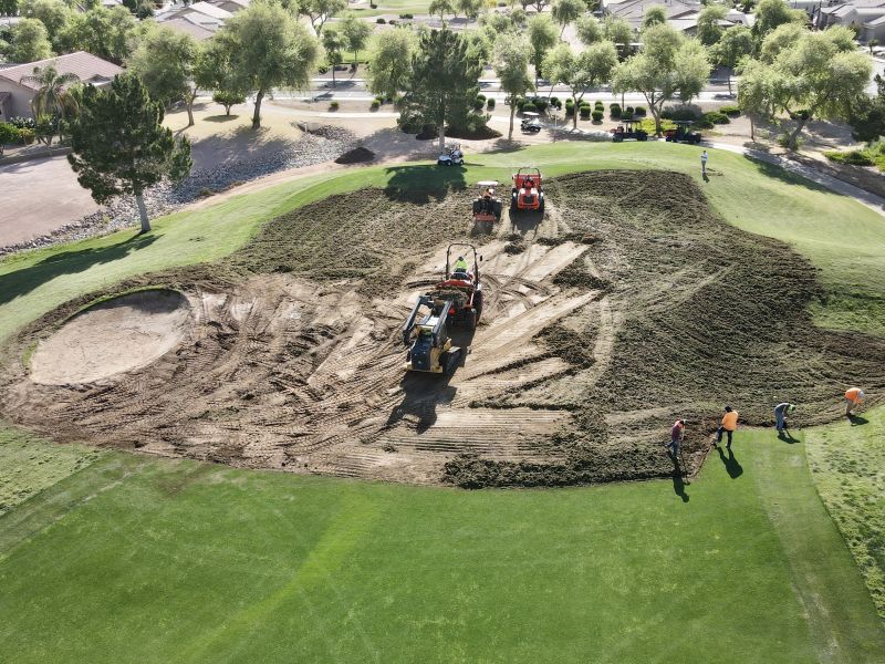 Demo and Removal of Greens